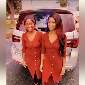 Like new worn once rustic red dress!